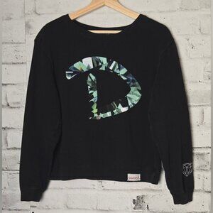 Retro Diamond Supply Co. Black Pullover Crewneck Sweatshirt